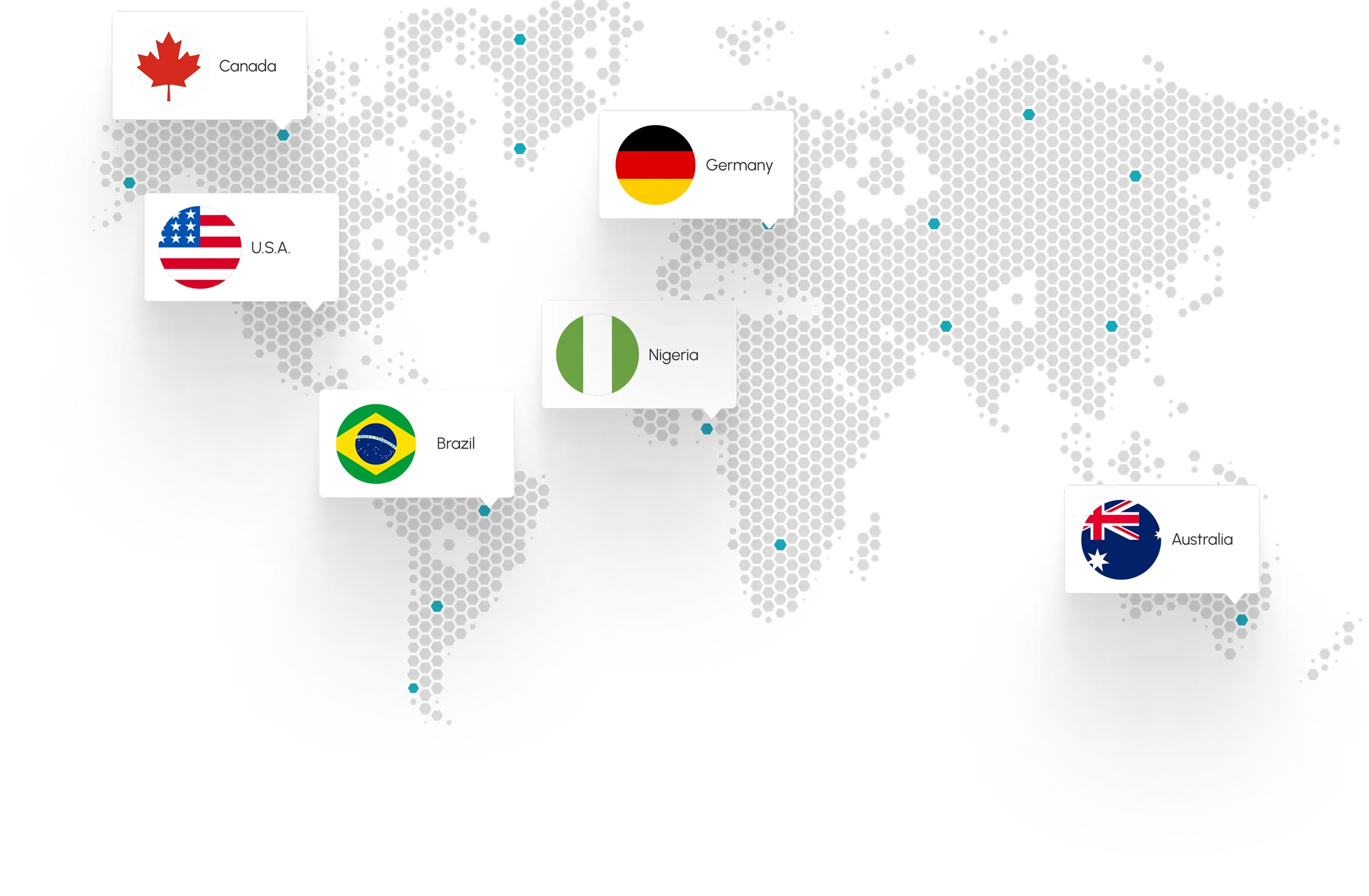 Global offices map